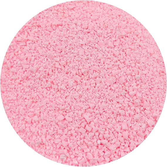 100G Crushed Fake Sprinkles Irregular Polymer Clay Slices Resin Sprinkles Fake CandyClay Sprinkles Nail Art Slices Polymer Sprinkles for Nail Art DIY Phone Case Crafts(14-Light Pink)