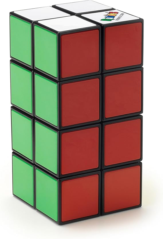 Rubiks Cube, Tower 2x2x4 Complex Problem-Solving Brain Teaser, Classic Color-Matching Puzzle, Fidget Toy, Sensory Puzzle for Adults, Teens, Kids, Ages 8 & Up