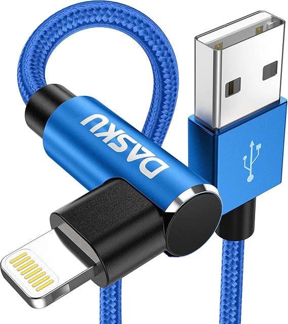 iPhone Charging Cable 90 Degree 3M MFi Certified Lightning Cable L Shape Lightning Cable Anti-disconnect Charging Cord for Apple iPhone 14 13 12 11 Pro Max XS XR X 8 7 6 5 Plus iPad iPod | 断線防止 あいふおん充電コード Apple iPhone 14 13 12 11 Pro Max XS XR X 8 7 6 5 Plus iPad iPod各種対応