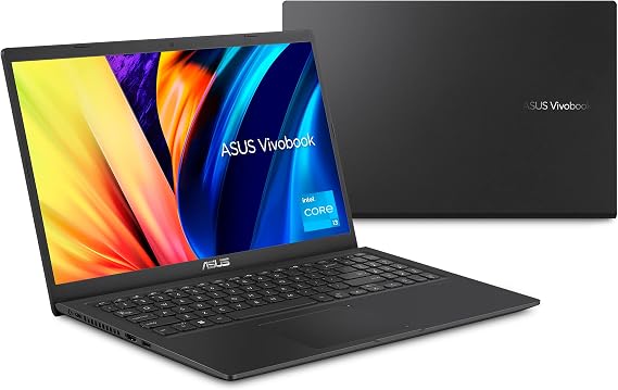 ASUS VivoBook 15 F1500EA Slim Laptop, 15.6" FHD Display, 11th Gen Intel Core i3-1115G4 Processor, 4GB DDR4, 128GB NVMe SSD, Windows 11 Home in S Mode, Indie Black, F1500EA-AS31