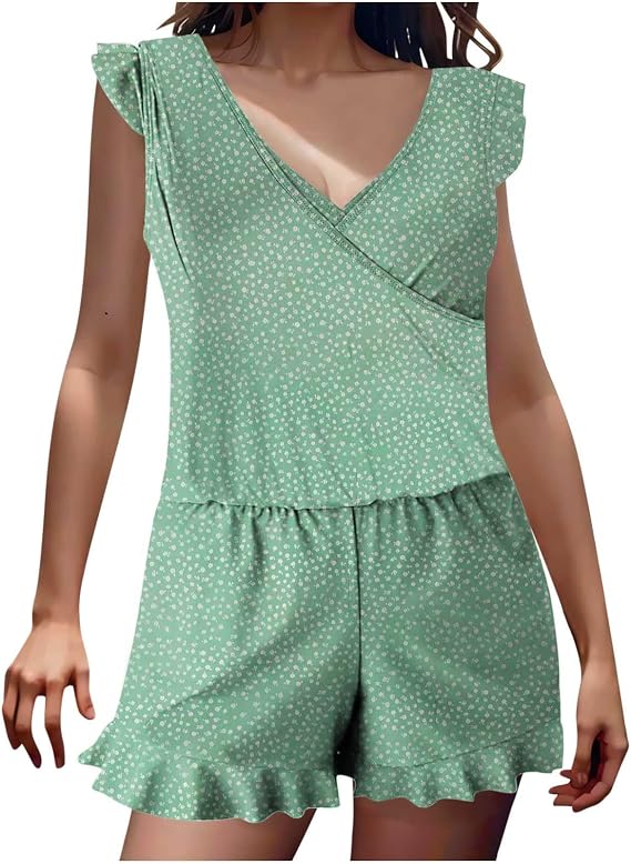 Women Swim Romper with Built in Bra and Pockets, One Piece Full Coverage Bathing Suits Boyleg Jumpsuit Swimsuit