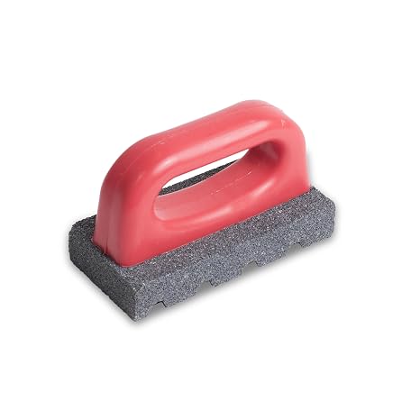 Marshalltown Rub Brick, 6 x 3 Inch, Fluted 20-Grit, Masonry Tool | Silicon Carbide Surface, Concrete Rub Brick Cleans Bricks and Removes Form Marks From Concrete, RB192