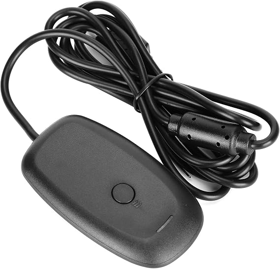PUSOKEI Game Controller for, No Vibration PC Receiver Gaming Controller Adapter Console with USB Receiver for 360 [Video Game]