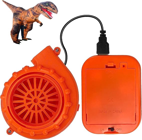 Mini Inflatable Costume Fan Replacement Blow up Blower Potable Fans for Inflatable Costume Doll Mascot Head or Other Inflatable Game Clothing