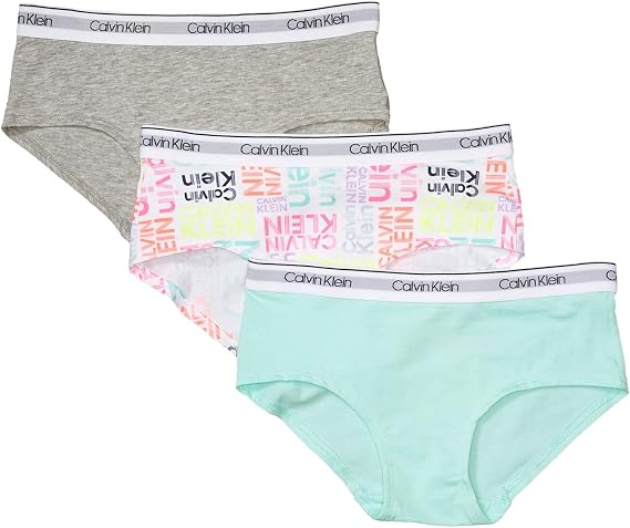 Calvin Klein Girl's 3-Pack Hipster (Little Kids/Big Kids)