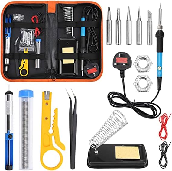 1PC 60W Soldering Iron Kit Adjustable Temperature 5 Tips