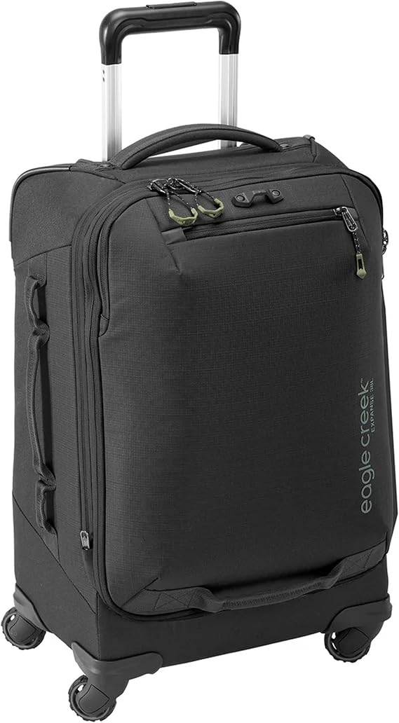 Eagle Creek Expanse 4-Wheel 22-Inch Carry-On Luggage, Midnight Black