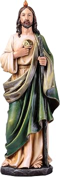 Joseph's Studio by Roman 14-Inch St. Jude Figure on Base Catholic Religious Statue for Home Altar, Prayer Room, or Devotional Gift