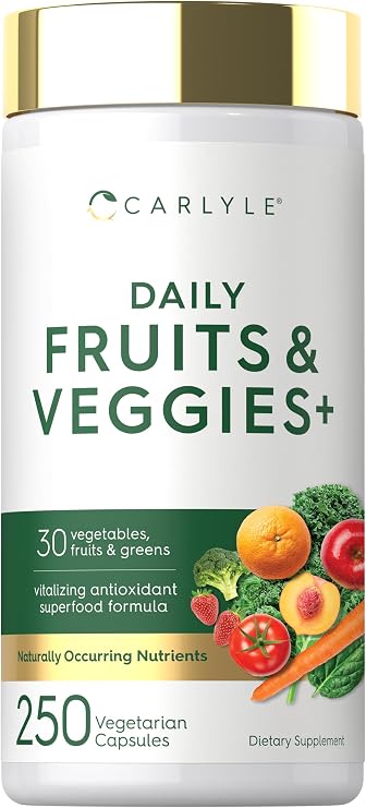Carlyle Fruits and Veggies Supplement | 250 Capsules