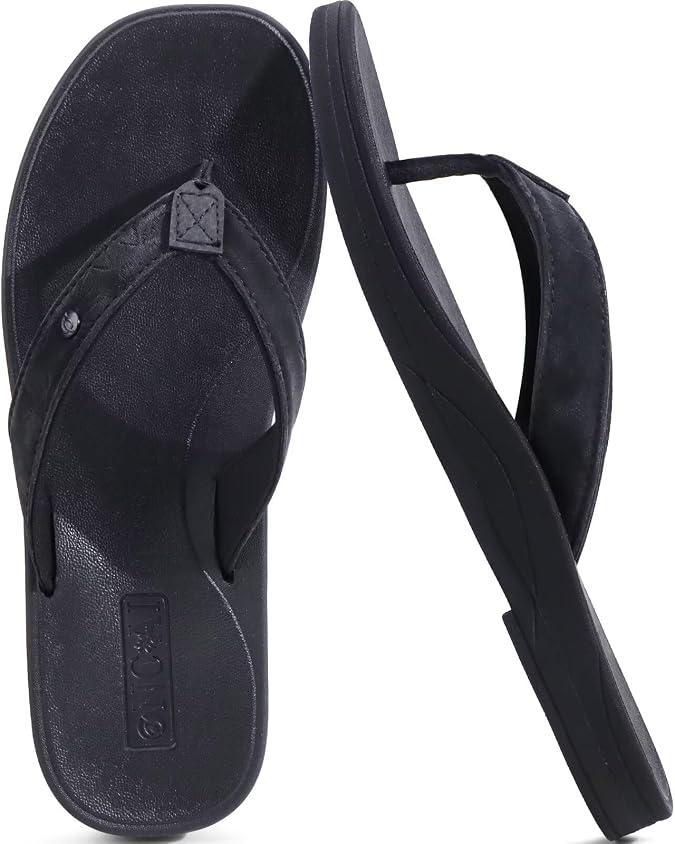 ONCAI Womens Cushion Flip Flops Women's Soft Comfortable Flip Flop Fashion Summer Beach Cute Lightweight Sandals for Woman Size 6-11