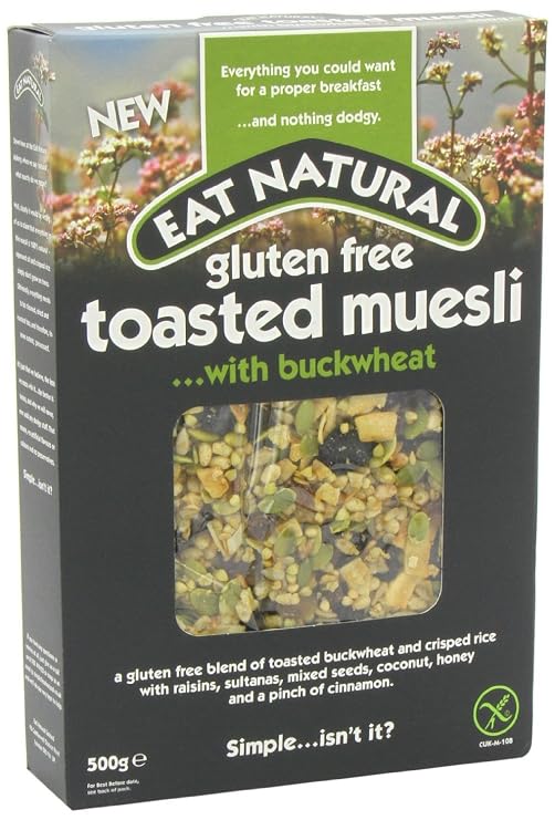 Eat Natural G/F Toasted Muesli- Buckwheat 500G X 1