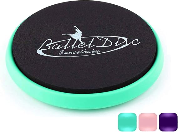 Sunsetbaby Ballet Turn Board for Dancers -Turn Disc to Improve Balance and Pirouette - Training Equipment for Dancers, Ice Skaters, Gymnasts and Cheerleaders