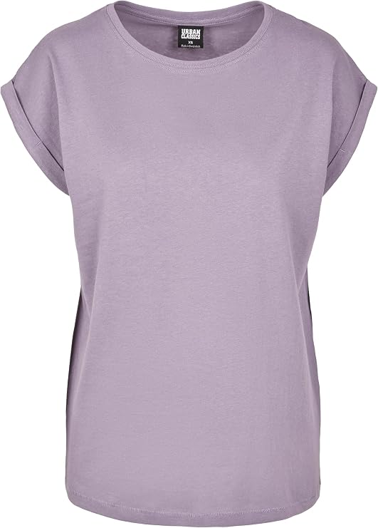 Urban Classics Ladies - Extended Shoulder Shirt Dusty Purple - XL