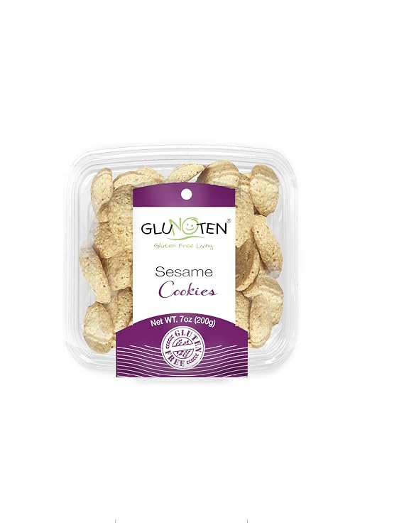 Gluten Free Sesame Cookies (Kosher, Dairy Free, Nut Free)