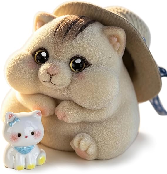 Handmade Taba Squishy Cat Toy, Cute Squishy Stress Relief Fidget Toy