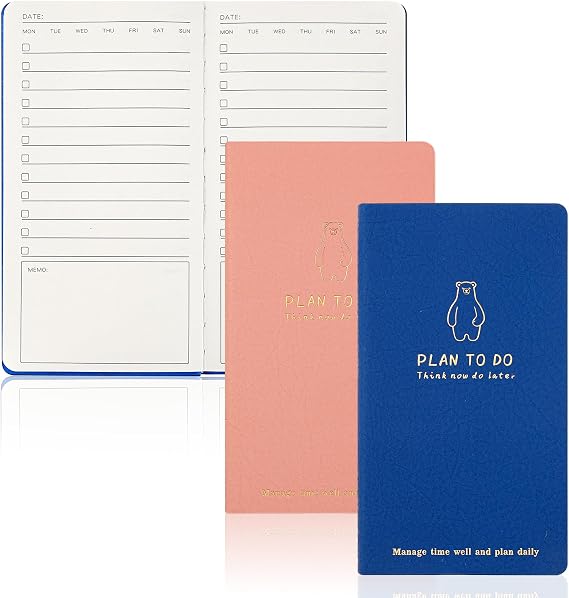 2 Pcs to Do List Notebook