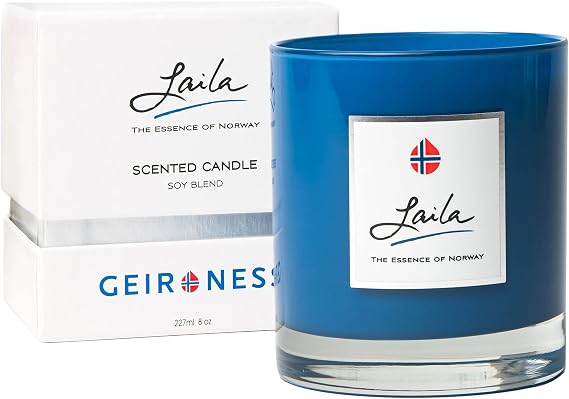Geir Ness Laila Perfume Candle Soy Wax Scented Candles for Home, Bathroom | Soy wax scented candle, Cotton wick, Fresh, clean Laila fragrance, For home, bathroom or spa