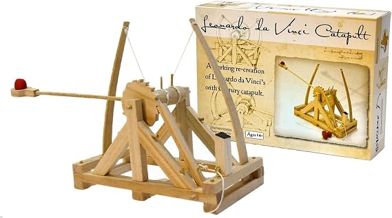 PATHFINDERS STEM Leonardo da Vinci Catapult Kit | Trebuchet Science Kit, Physics Engineering, Learning Resource