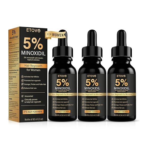5% Minoxidil for Women Hair Growth Serum Topical Minoxidil Hair Regrowth