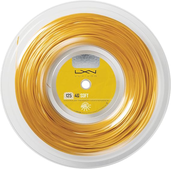 LUXILONルキシロン テニス ストリング ガット 単張り/200mリール 4G 125/130/ラフ125/ソフト125 モノ・フィラメント