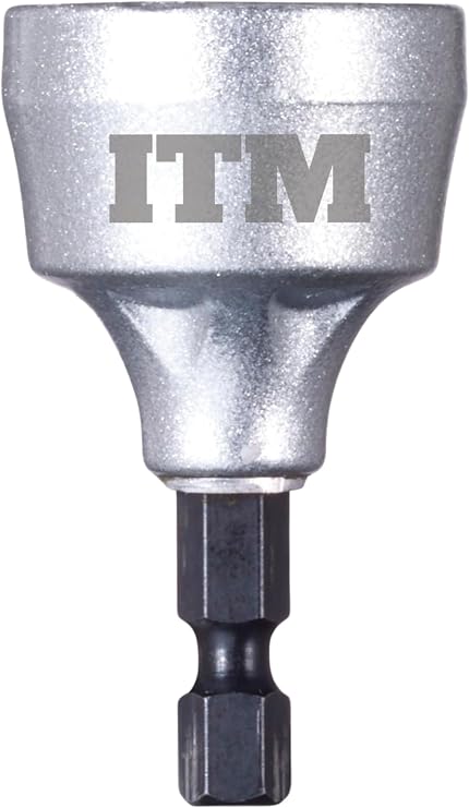 ITM Bar Champ Deburring Tool and External Chamfer Tool - Multipurpose M2 HSS Deburring Tool for Metal, Brass, Copper, Fiberglass - Quick Release - Fits 1/8"-3/4"
