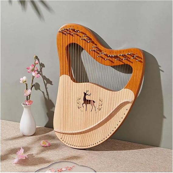 Harps Musical Instruments 21/24/27/32 Strings Lyre Harp Wooden Gift Beginner With Parts(32)