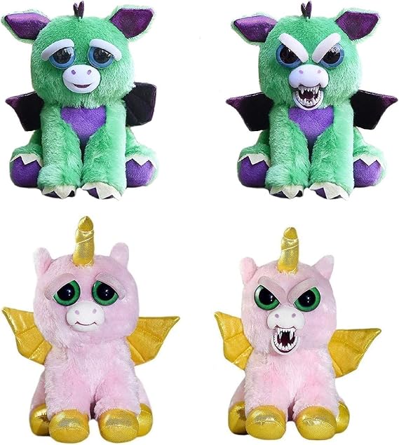 Feisty Pets Dragon and Alicorn [Winged Unicorn] Bundle