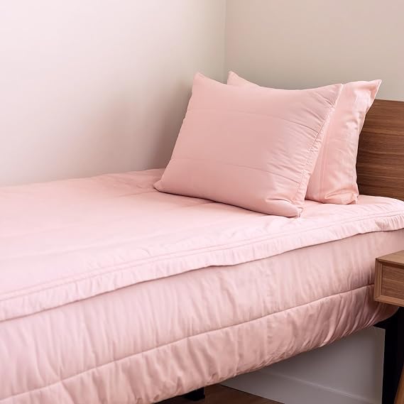 Beddy's Pink Bed in A Bag Zipper Bedding Set - Minky Lined - Toddler