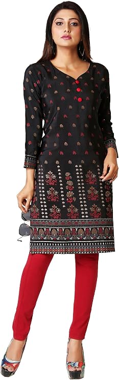 Maple Clothing Long Indian Kurtis for Women Kurta India Tunics Party Wear
