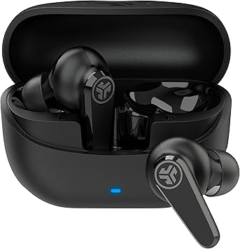 JLab Go Pods ANC, True Wireless Earbuds, Active Noise Cancelling, Bluetooth, Black
