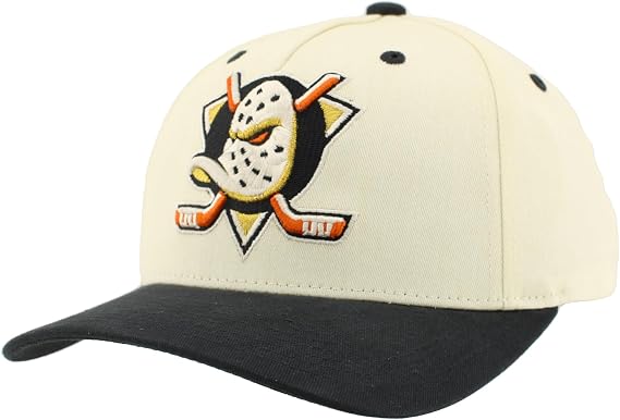 ZHATS NHL Officially Licensed Adjustable Snapback Hat Marquee Ivory