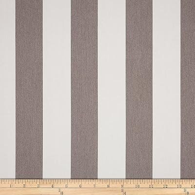 Sunbrella AwningMarine 4753-0000 46 Beaufort Mushroom Fabric, 5243 Lemon