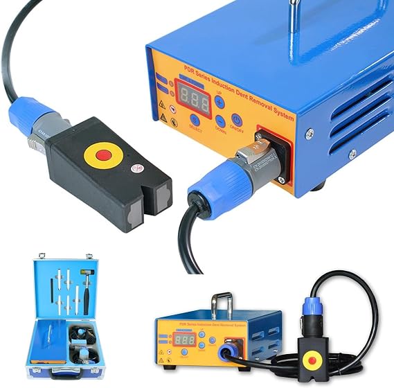 1380W PDR Auto Body Dent Repair Kit, 110V Induction PDR Heater Machine Portable Hot Box Car Paintless Dent Removing Repair Tool for Repairing Car Portable Induction Heater Hot Box Kit