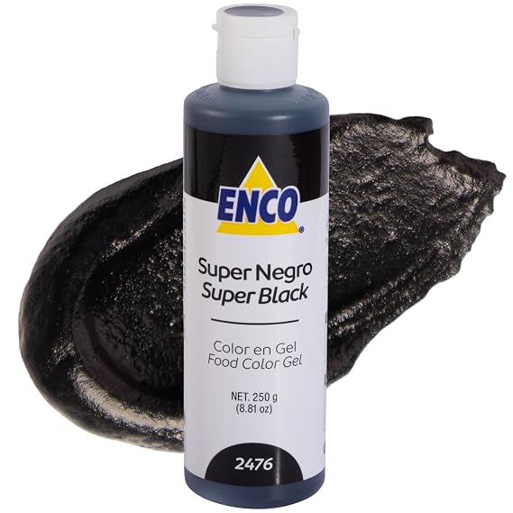 ENCO Gel Food Coloring 8.8 oz (Super Black)