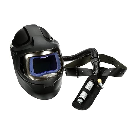 3M Speedglas FA III SAR V-100 Valve and Speedglas Welding Helmet 9100 MP, 27-5702-30iSW, ADF 9100XXi