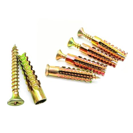 20Pack Hollow Wall Anchors with Screws, Loose Hinge Hole Repair Kits