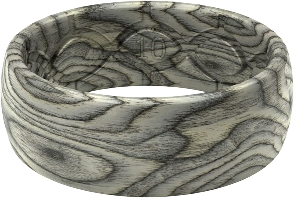 Groove Life Nomad Silicone Ring Breathable Rubber Wedding Rings for Men, Lifetime Coverage, Unique Design, Comfort Fit Ring