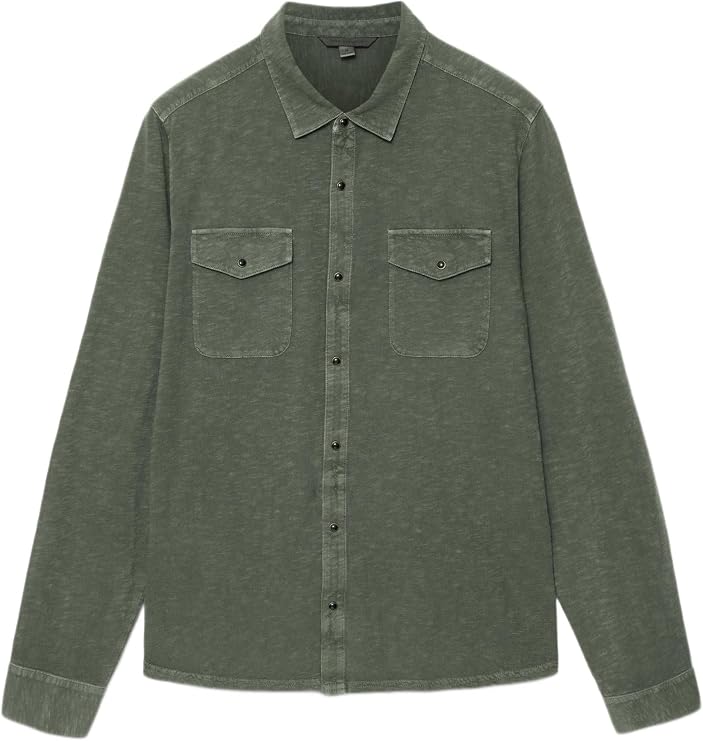 John Varvatos Mens Arvon Western Shirt