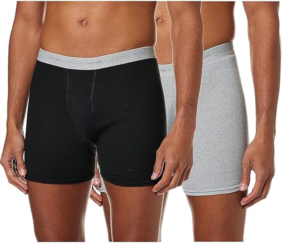 Hanes Men's Assorted Boxer Briefs 2-Pack