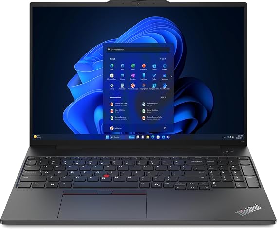 Lenovo ThinkPad E16 Gen 2 (Intel), Intel Core Ultra 7, 4.8 GHz, 40.6 cm (16"), 1920 x 1200 pixels, 16 GB, 512 GB