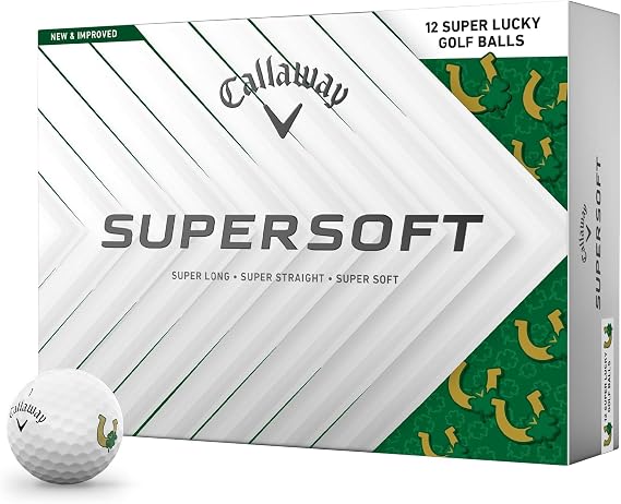 Callaway Golf Supersoft Golf Balls (2025, Lucky) (Pack of 6)