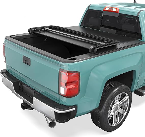 Soft Tri-Fold Truck Bed Tonneau Cover for 2014-2018 Silverado 1500 5.8ft