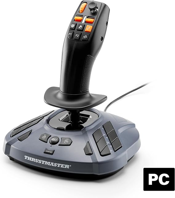 国内正規品国内正規品 Thrustmaster スラストマスター SimTask FarmStick ファーミング用 多ボタン ジョイスティックPC用 最大33ボタン ファーミングシミュレーター対応