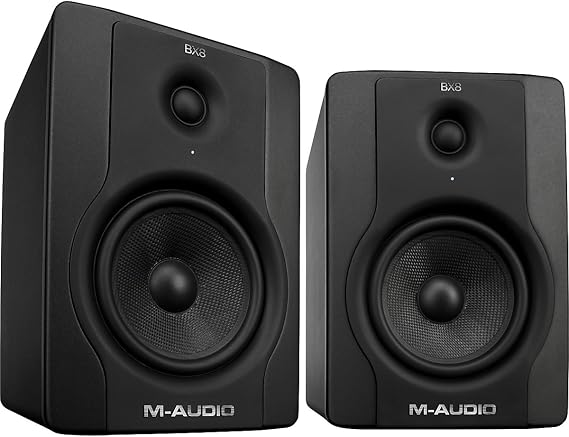 M-Audio BX8 D2 8-Inch Active 2-Way Studio Monitor Speakers
