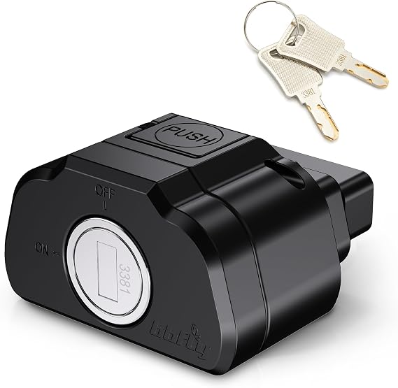OBD Lock, bbfly-K02 ODB Port Locking Tool, Car OBD2 Protector Device (K02)