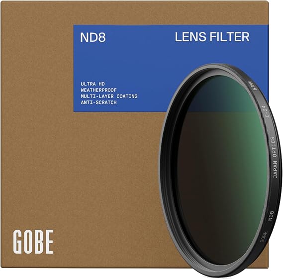 Gobe 58mm ND8 (3 Stop) ND Lens Filter