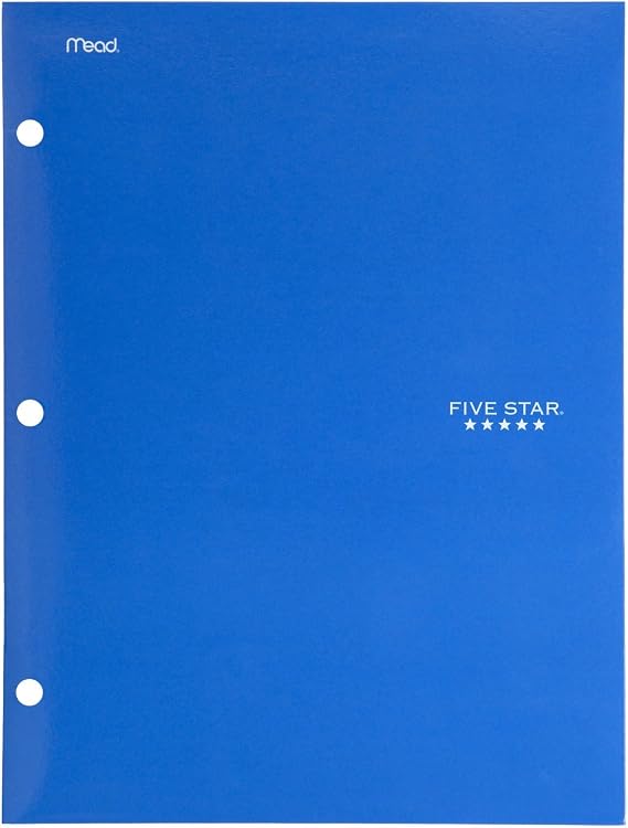 Five Star Folder, Blue (72095)