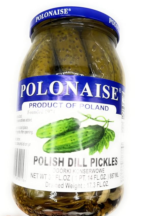 Polonaise Polish Dill Pickles (887ml/ 14 Fl Oz)