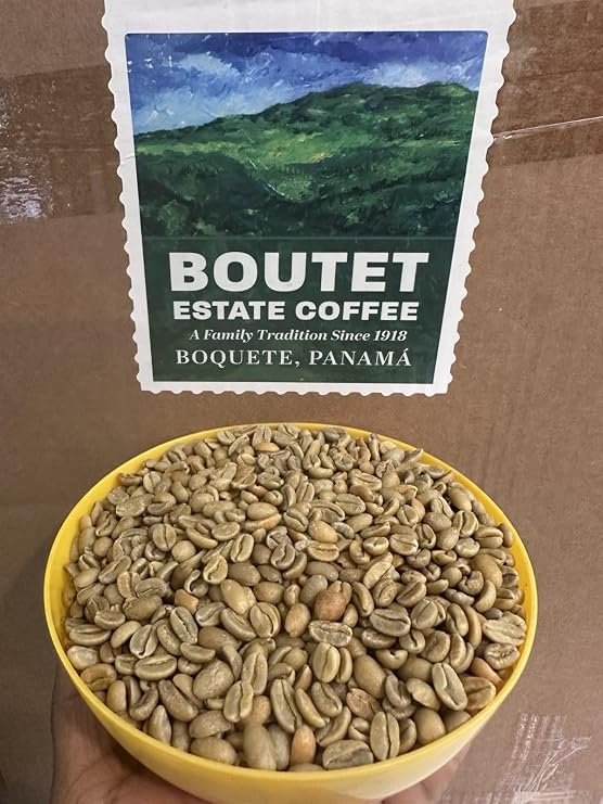Geisha Natural process Boutet Estate Coffee, Premium Unroasted Green Coffee Beans, Boquete Panama