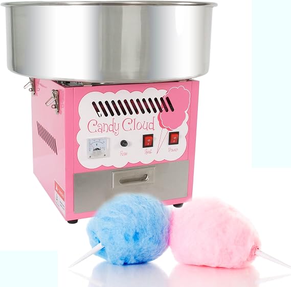FunTime Commercial Quality Cotton Candy Floss Machine Maker - FT1000CC-P